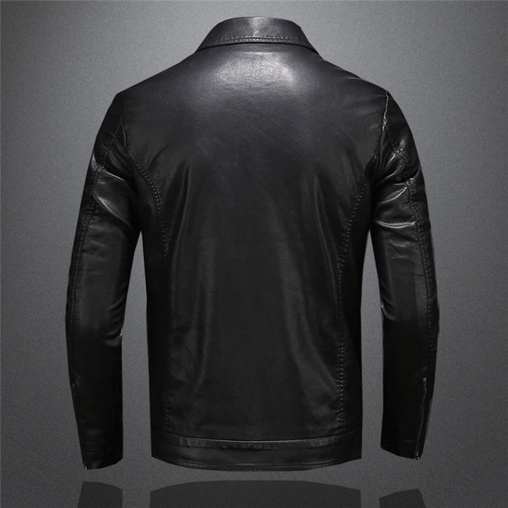 Lune London | Faux leather jacket in classic streetwear style - Elegant transitional jacket for everyday life and leisure