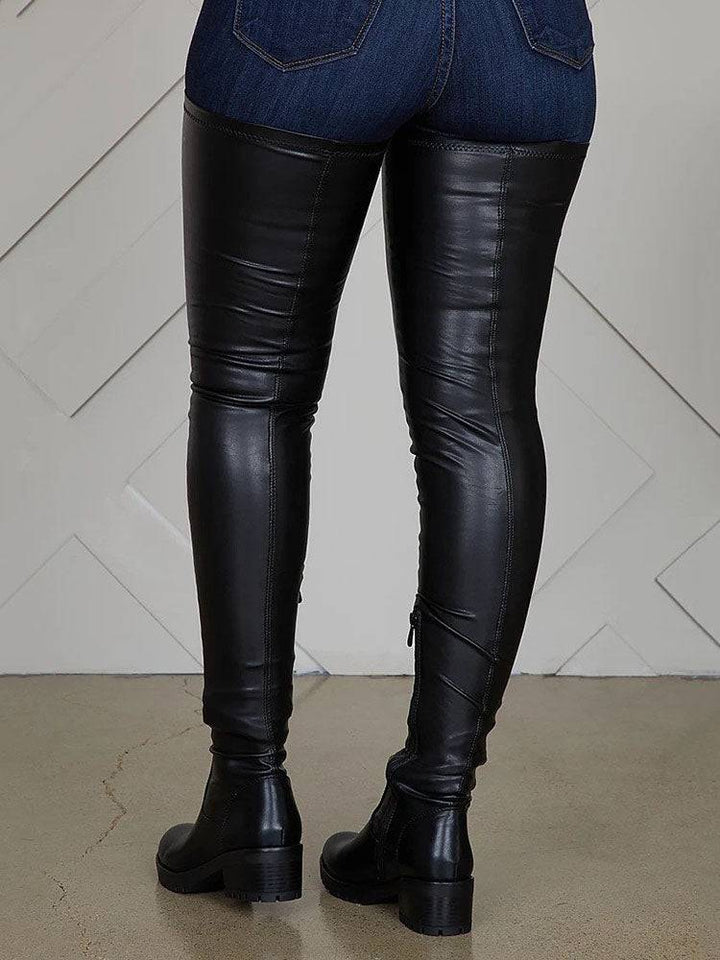 Lune London | Flat Over-The-Knee Boots for Winter