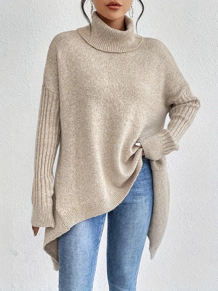 Lune London | Cozy long turtleneck sweater for everyday comfort