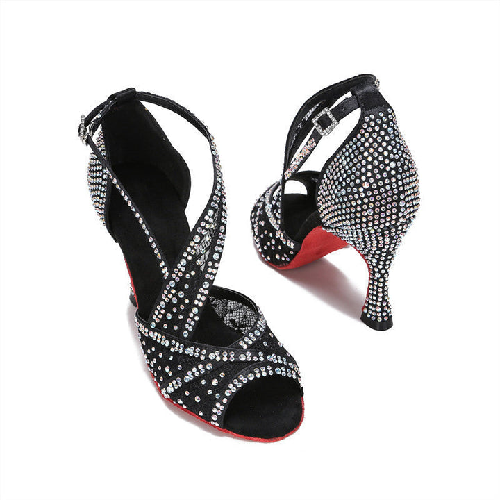 Lune London | with Diamonds Ornate Latin Dance Shoes Women Adults