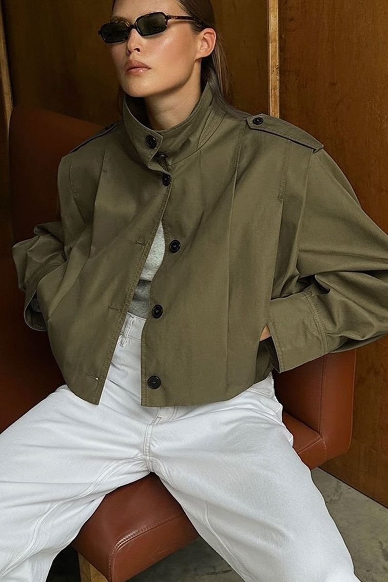 Lune London | Neck Long Sleeve Jacket