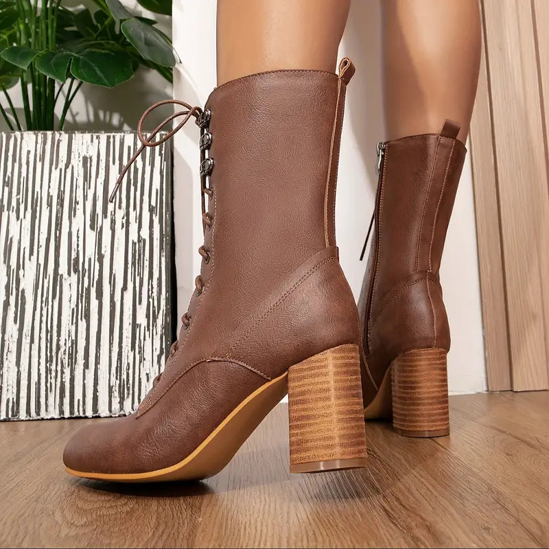 Lune London | Velvet Ankle Boots for Women