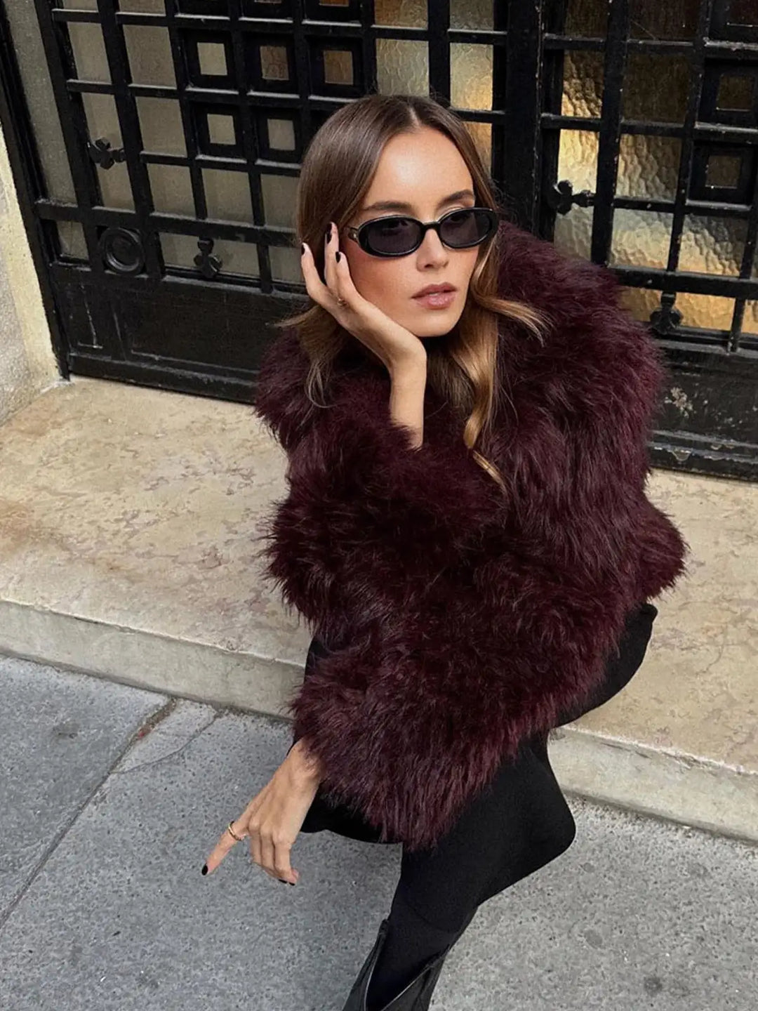Lune London | Oversized Faux Fur Jacket