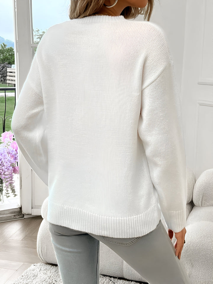 Lune London | American Flag Round Neck Sweater