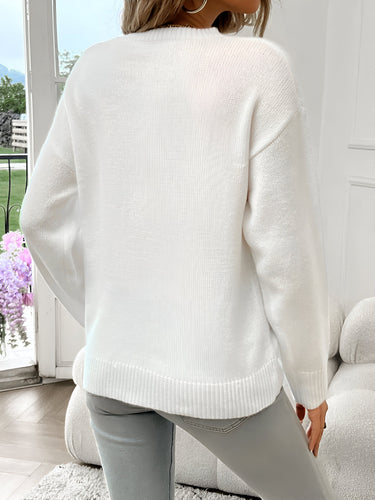 Lune London | American Flag Round Neck Sweater