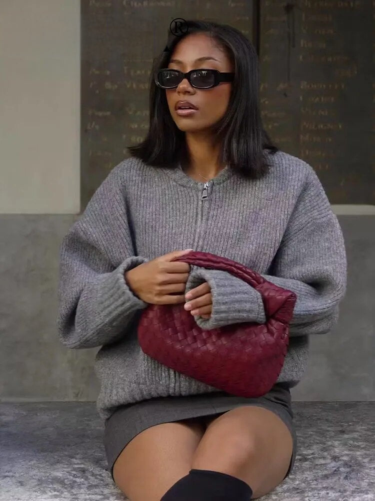 Chic und Stil | Cardigan with zipper