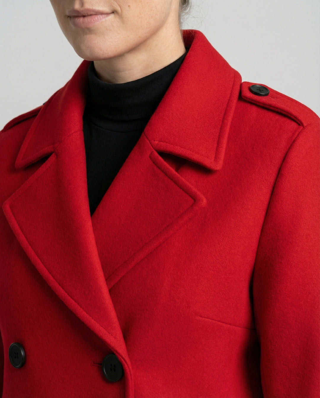 Women’s Wool Coat mit Double-Breasted Fit & Full Length | Lune London