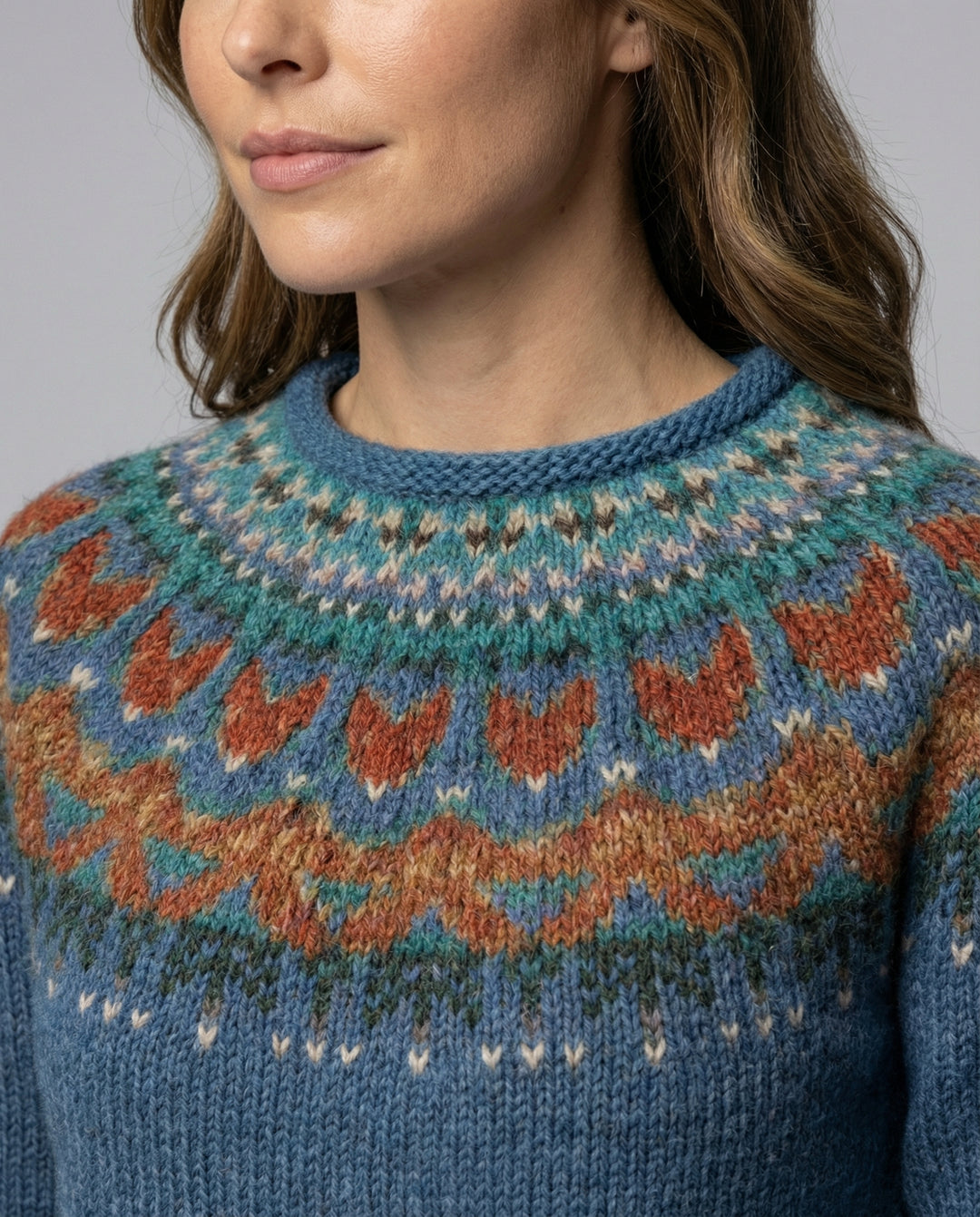 Women’s Vintage Icelandic Knit Sweater mit Premium Comfort | Lune London