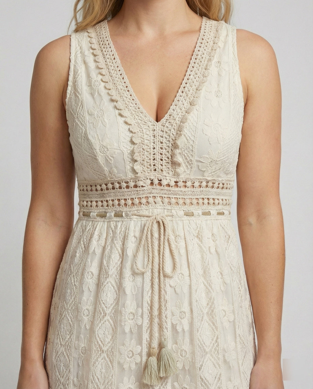 Lune London | Graceful Boho Lace Dress for Summer
