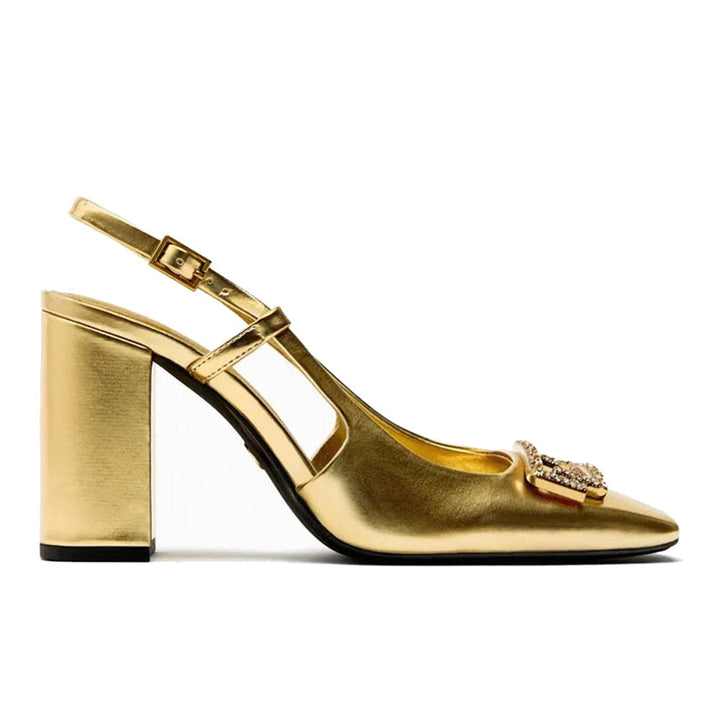Lune London | Elegant Women's Sling Back Shoes Modern Office High Heels