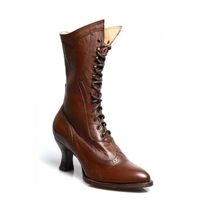Chic Und Stil | Retro Knight Boots for Women Cosplay High Heels