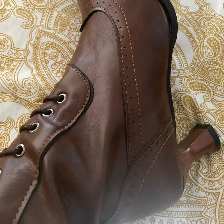 Chic Und Stil | Retro Knight Boots for Women Cosplay High Heels