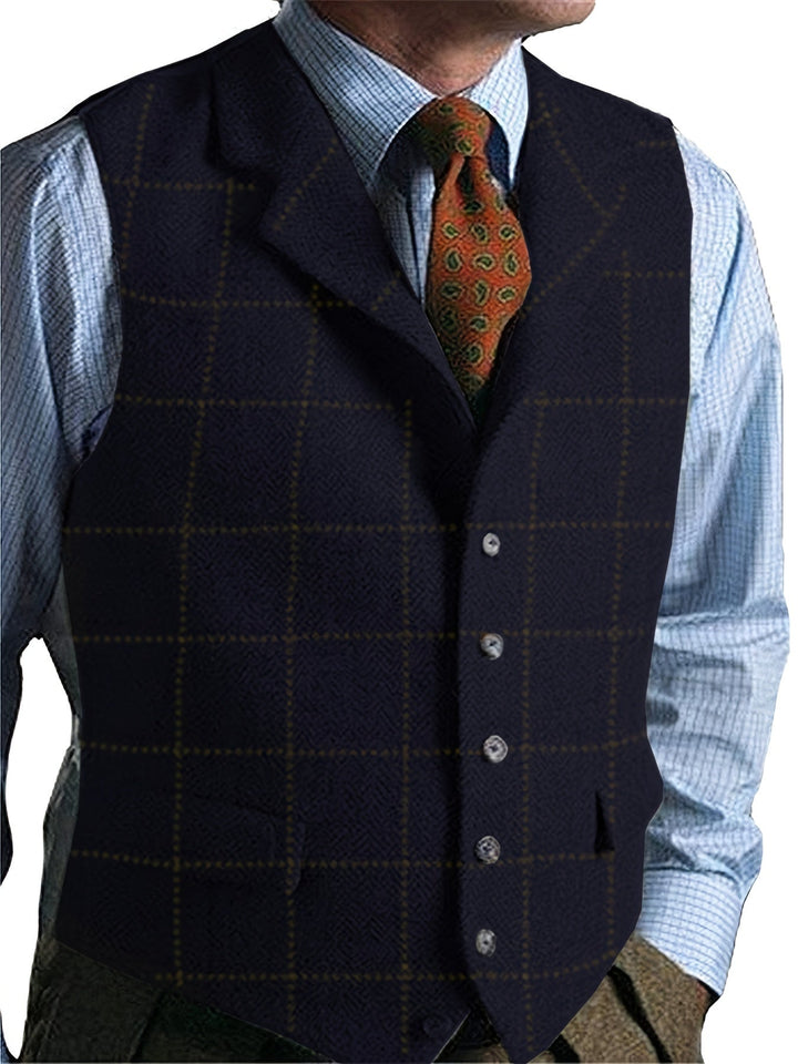 Lune London | Checkered Wool Vest
