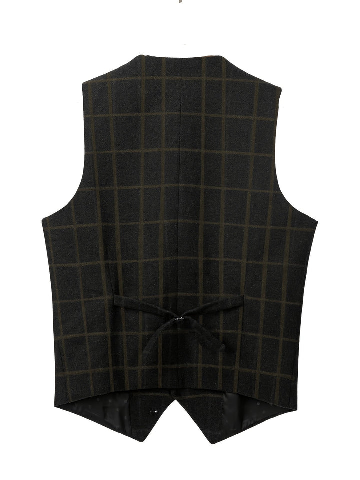 Lune London | Checkered Wool Vest