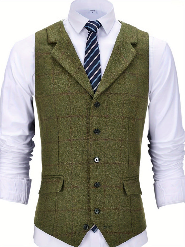 Lune London | Checkered Wool Vest