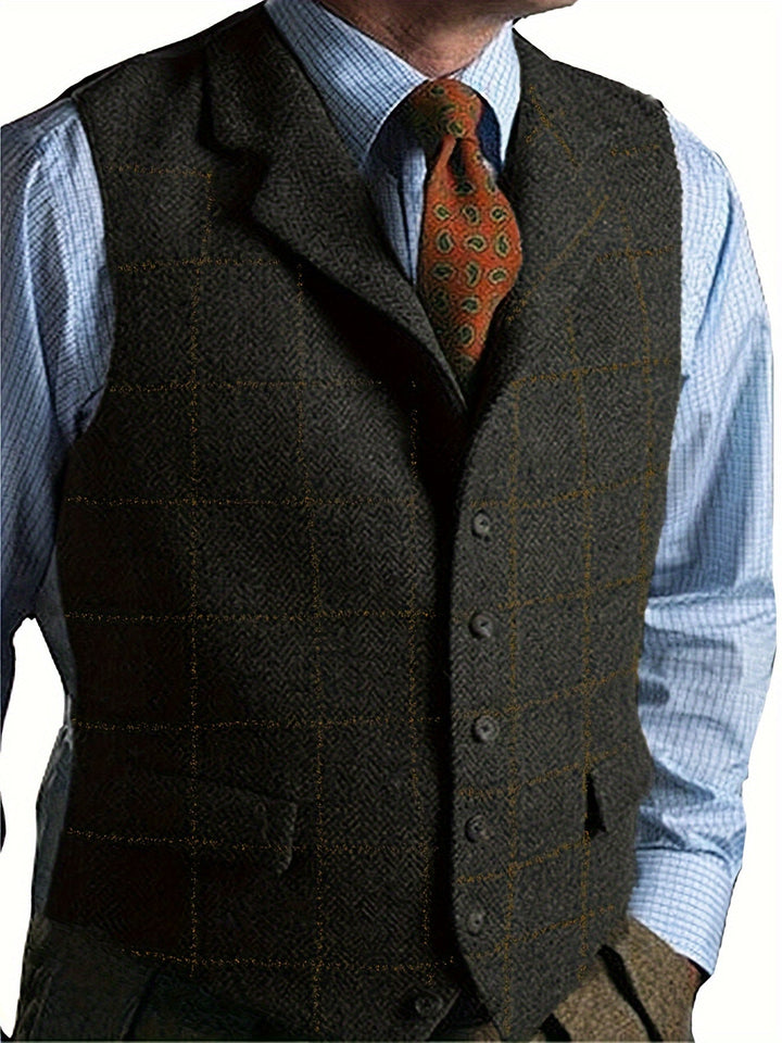 Lune London | Checkered Wool Vest