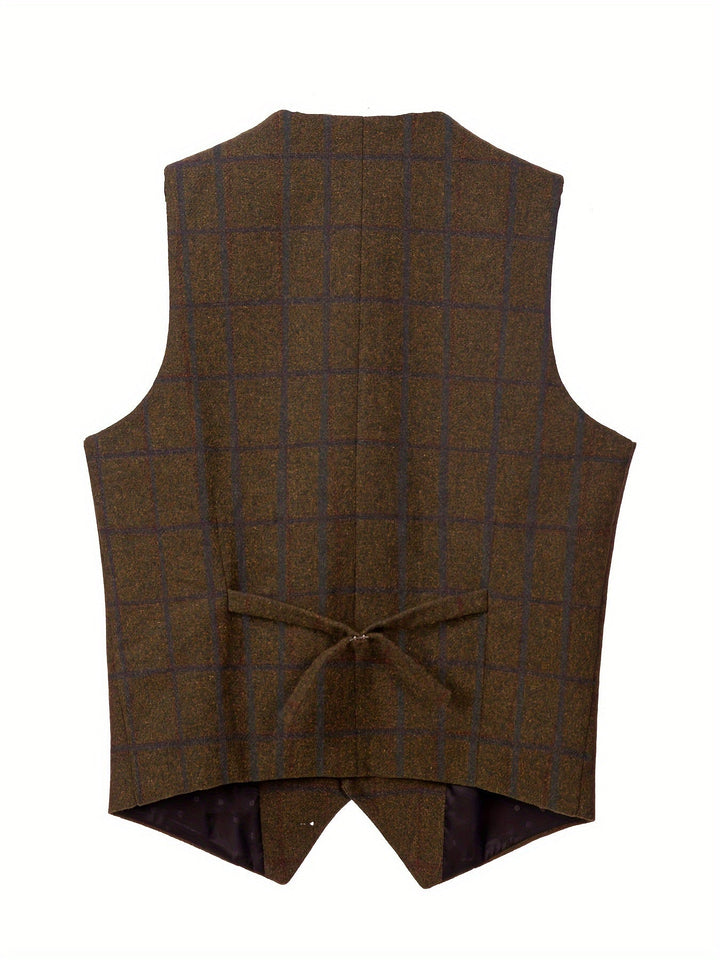 Lune London | Checkered Wool Vest