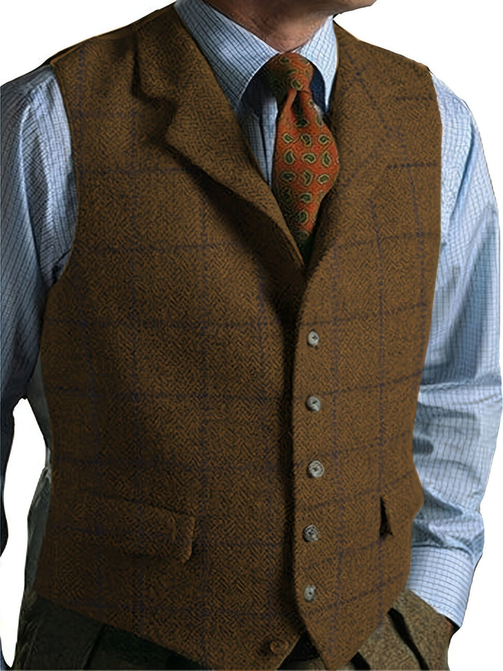 Lune London | Checkered Wool Vest