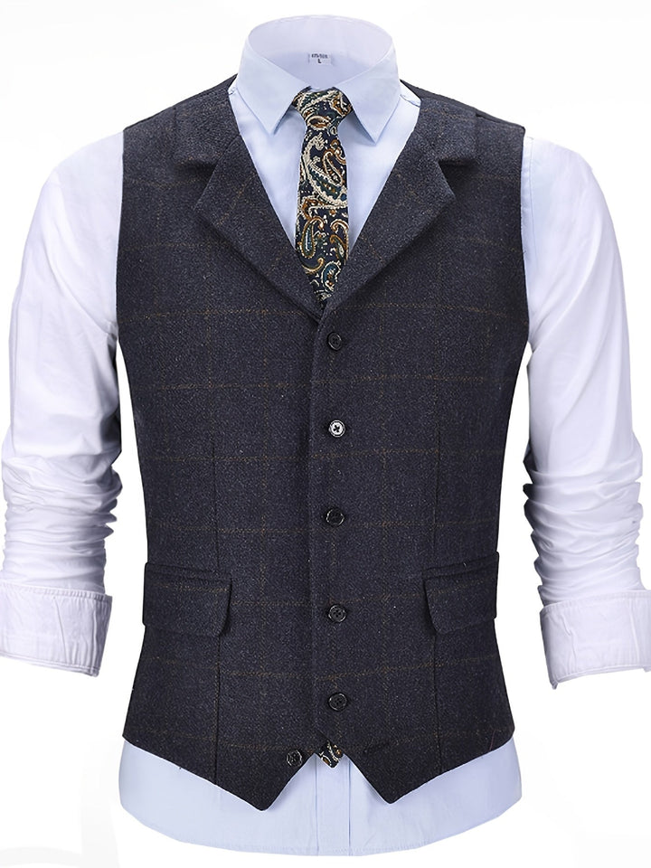Lune London | Checkered Wool Vest