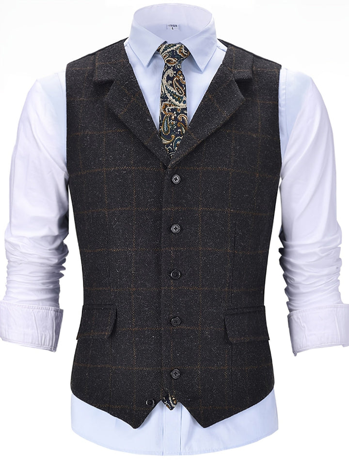 Lune London | Checkered Wool Vest