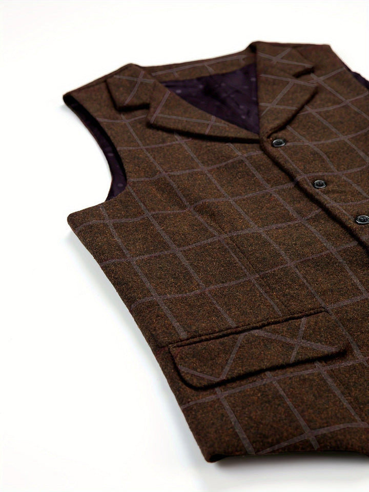 Lune London | Checkered Wool Vest