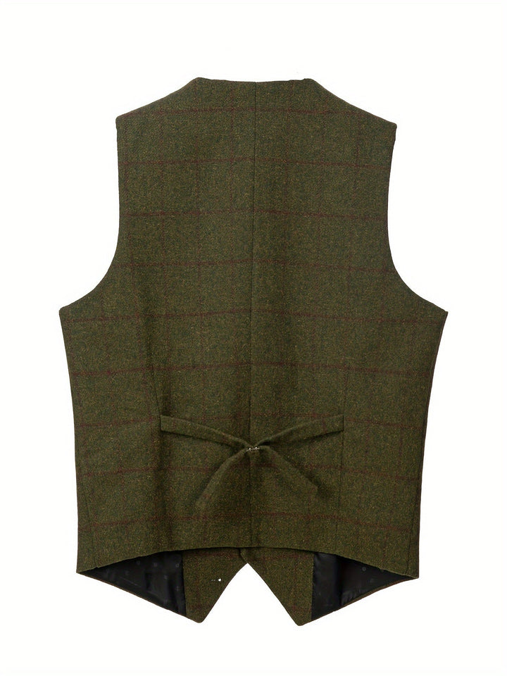 Lune London | Checkered Wool Vest