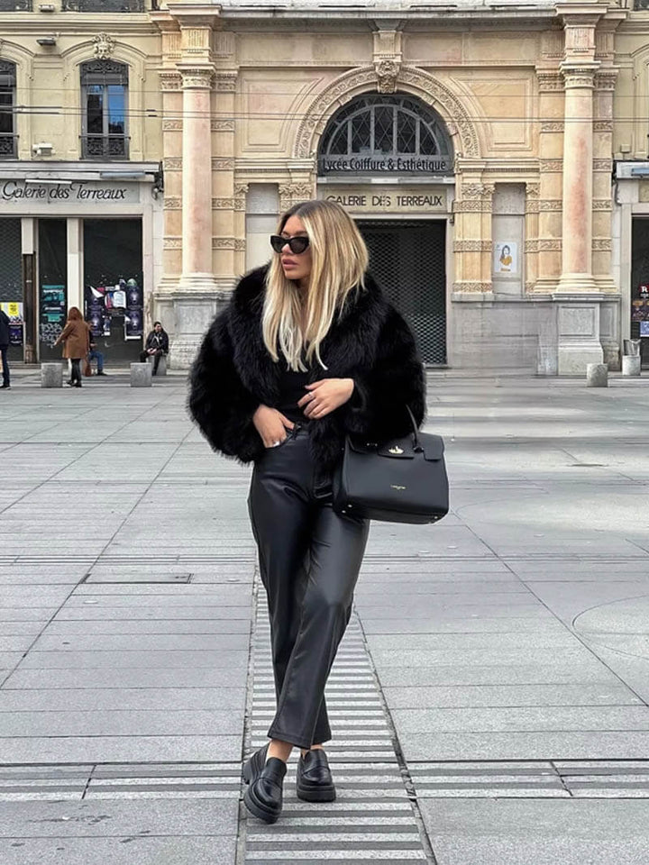 Lune London | Oversized Faux Fur Coat
