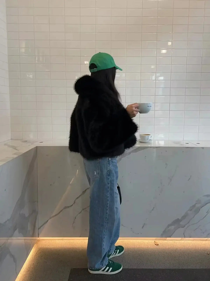 Lune London | Oversized Faux Fur Coat