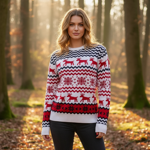 Lune London | Women's Christmas Knit Jacket - Comfortable Fit