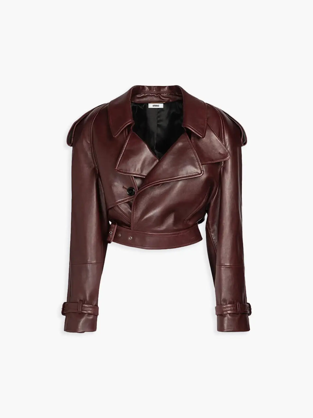 Lune London | Faux Leather Trench Coat
