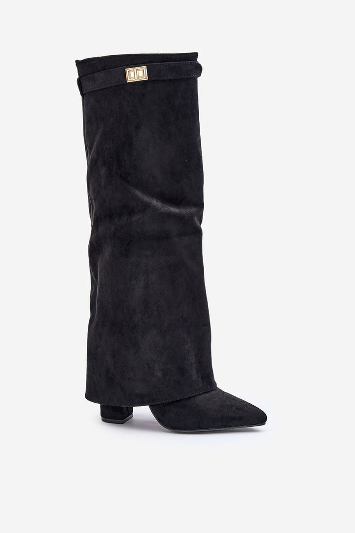 Lune London | Elegant Knee-High Boots with Straps