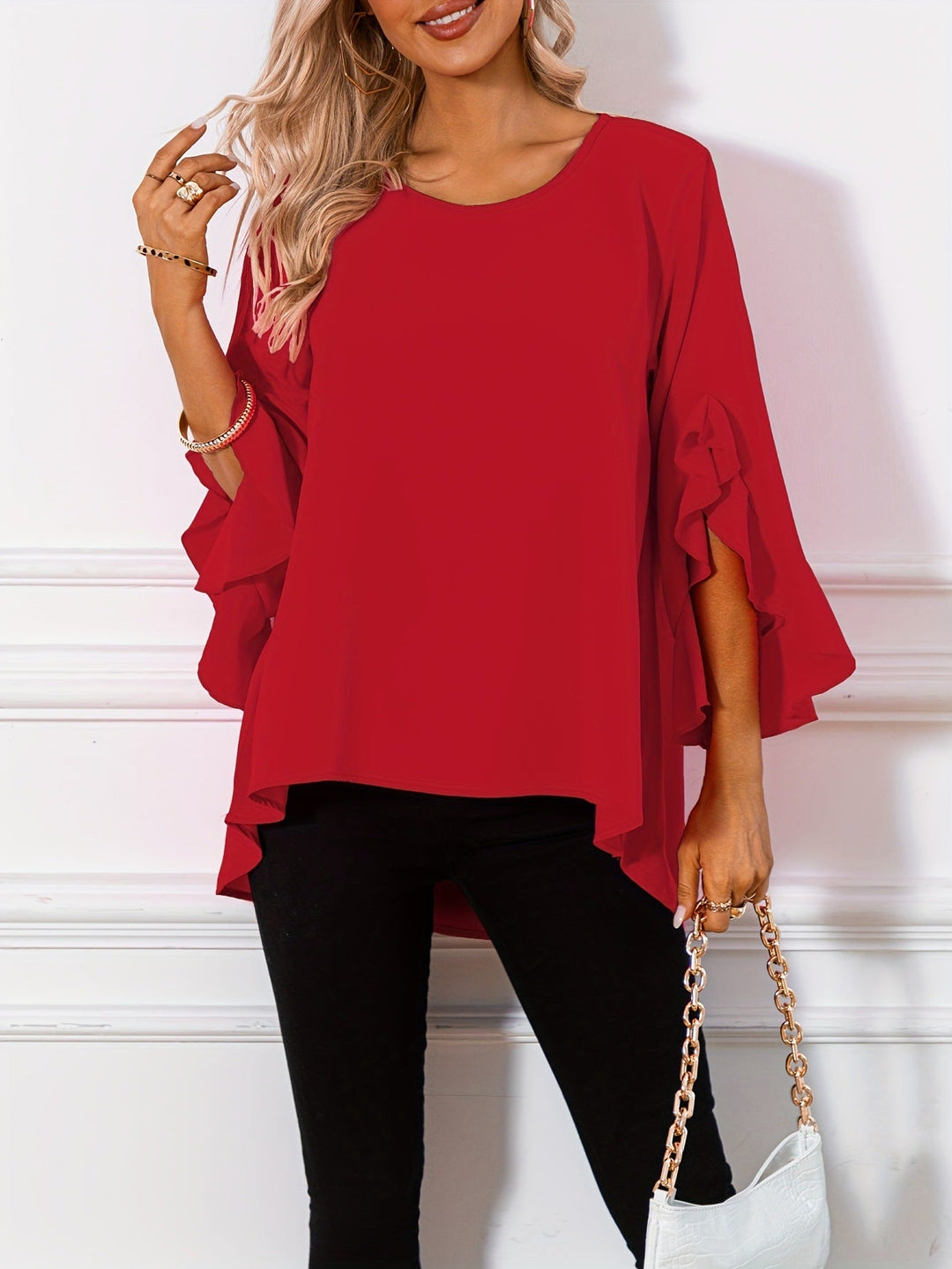 Lune London | Blouse with Round Neckline for Spring