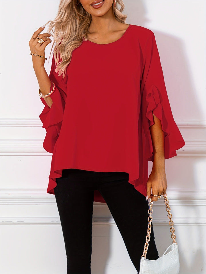 Lune London | Blouse with Round Neckline for Spring