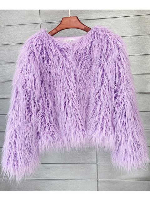 Lune London | Elegant Warmer Faux Fur Coat for Autumn and Winter