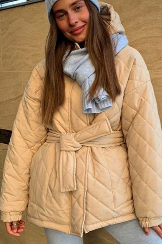 Lune London | Size Diamond Quilted Puffer Jacket