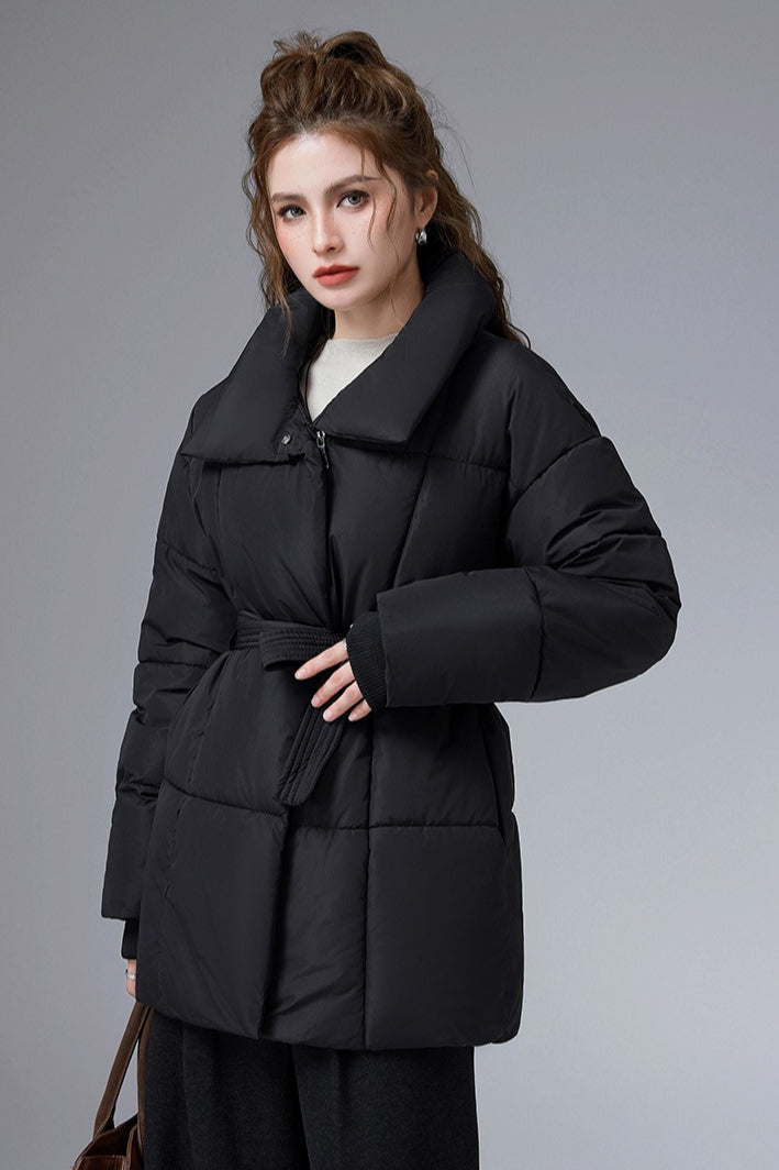 Lune London | Casual Cropped Cotton Puffer Jacket