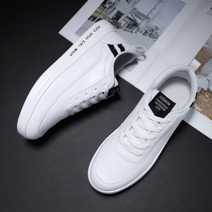 Lune London | Flat White Casual Shoes Made Of Rubber