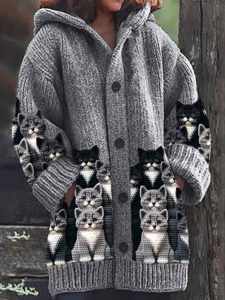 Lune London | Surreal Cat Cardigan