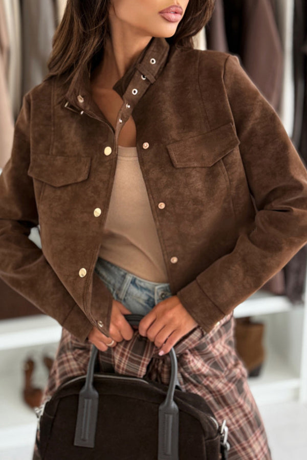 Lune London | Stylish long-sleeved casual jacket with buttons