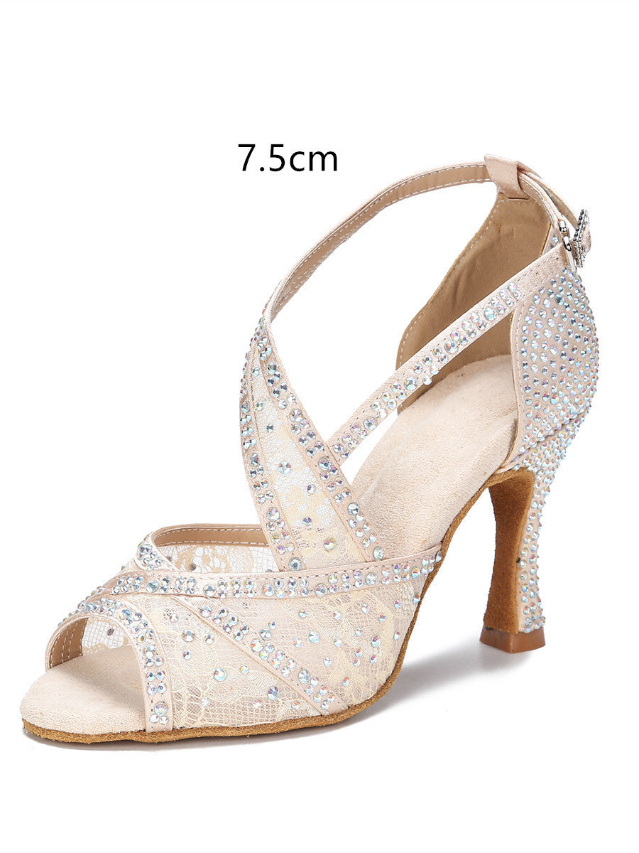 Lune London | with Diamonds Ornate Latin Dance Shoes Women Adults