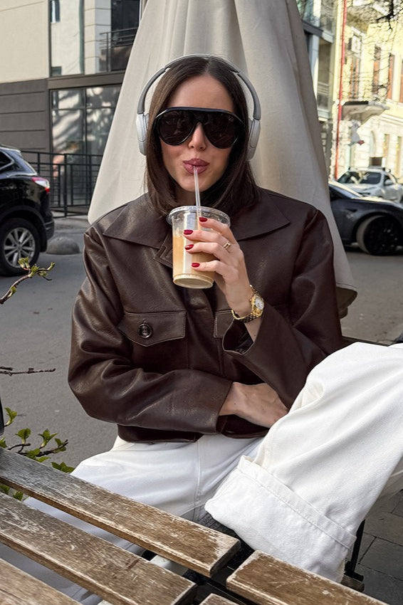 Lune London | Fit Leather Moto Jacket