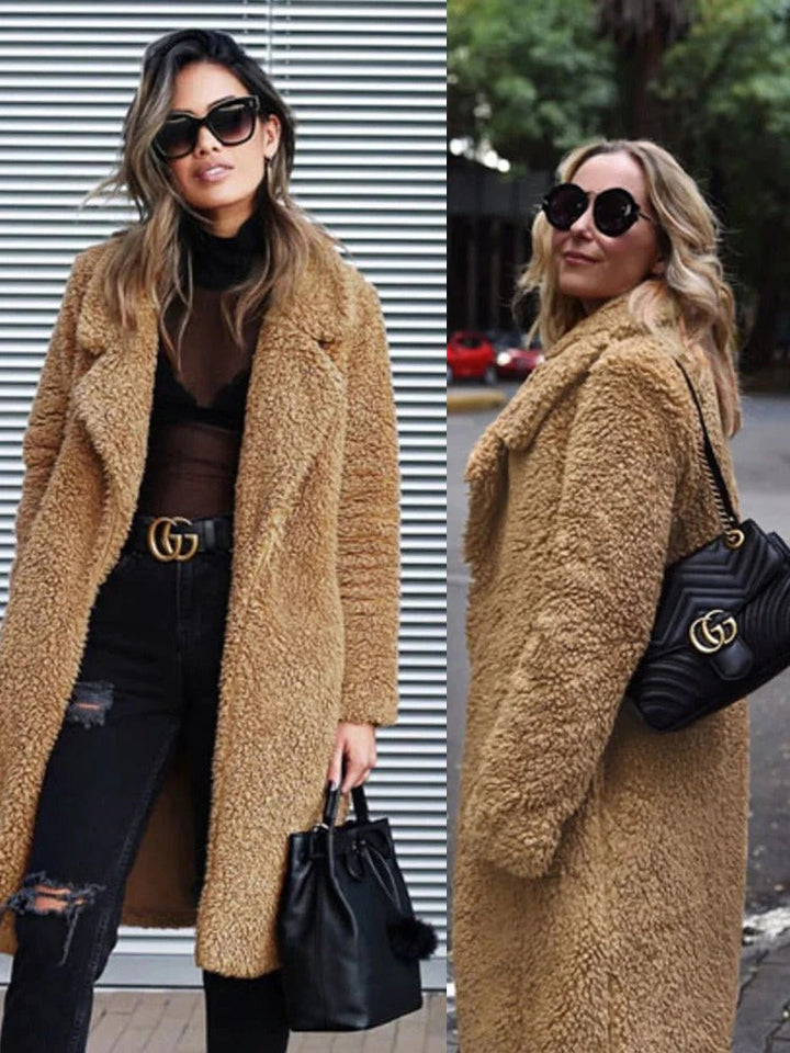 Lune London | Trendy Warmer Longer Teddy Coat for Women