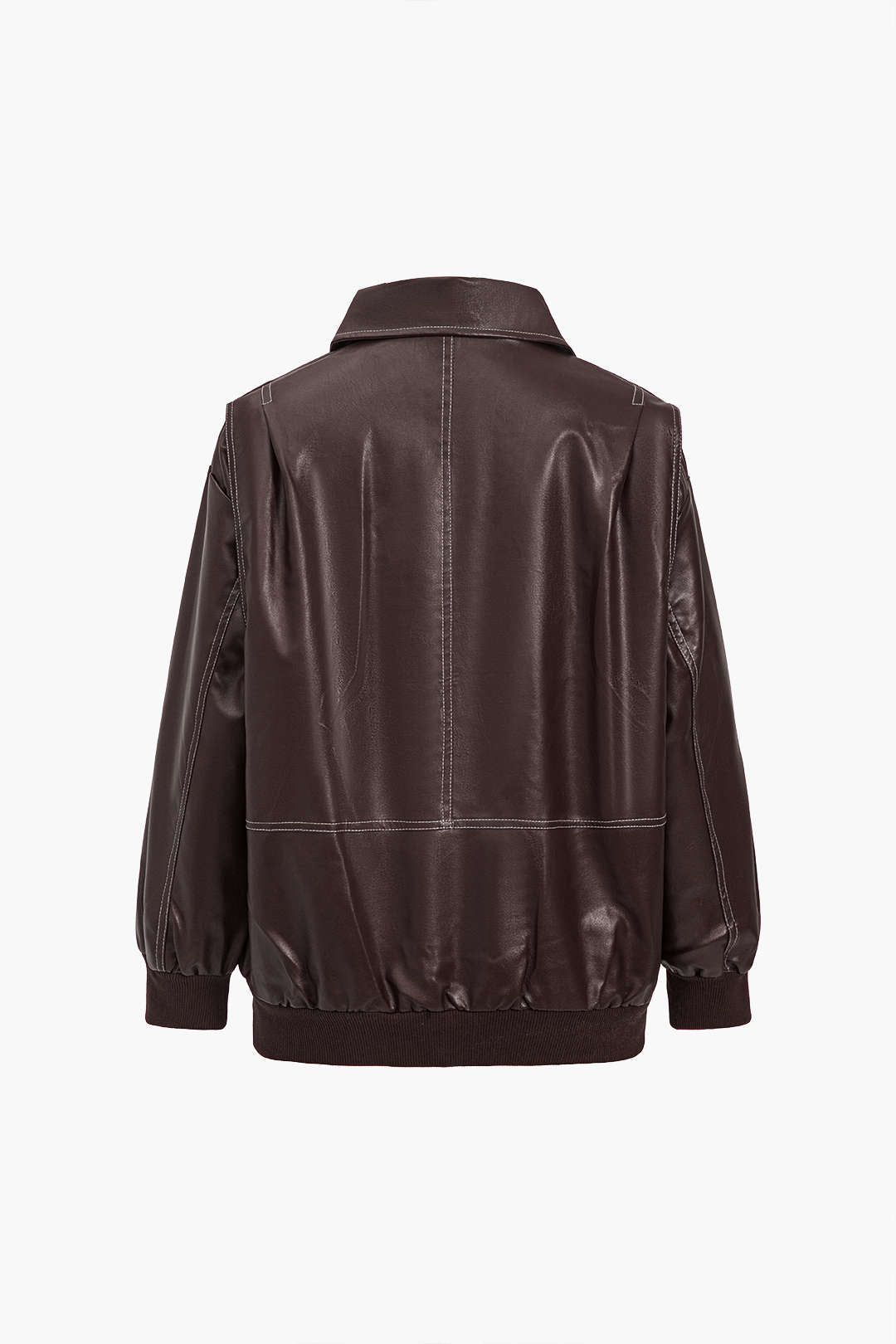 Lune London | Solid Colors Collar Zipper Jacket
