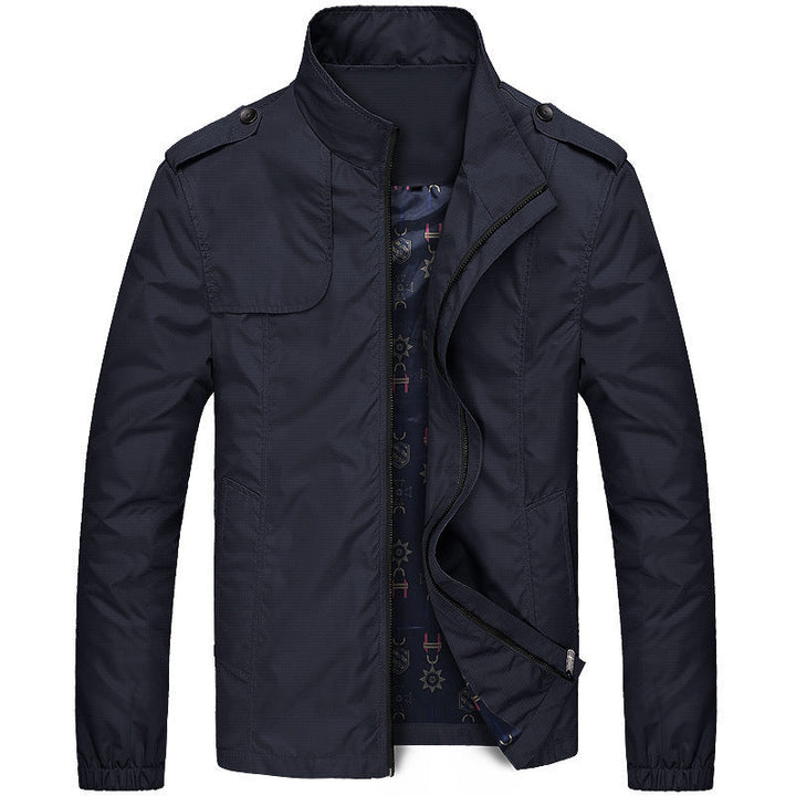 Lune London | Slim Fit Leisure Jacket - Windproof Transitional Jacket with High Collar and Pockets, Modern Design for Everyday and Outdoor Activities