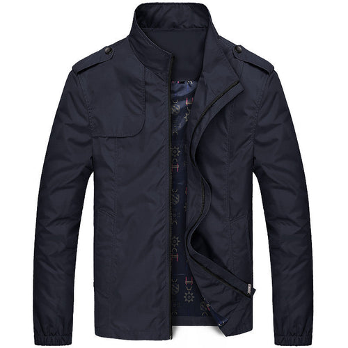 Lune London | Slim Fit Leisure Jacket - Windproof Transitional Jacket with High Collar and Pockets, Modern Design for Everyday and Outdoor Activities