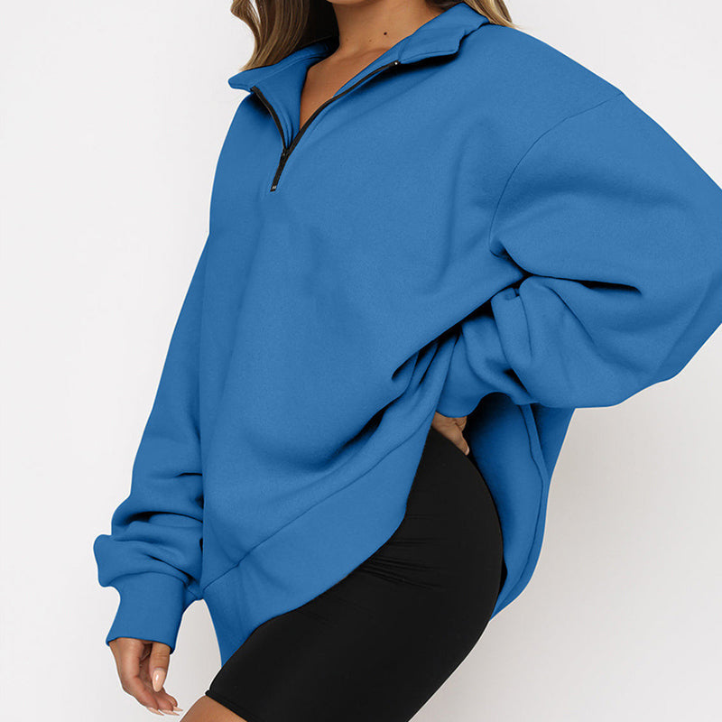 Lune London | Sweatshirt with collar for women