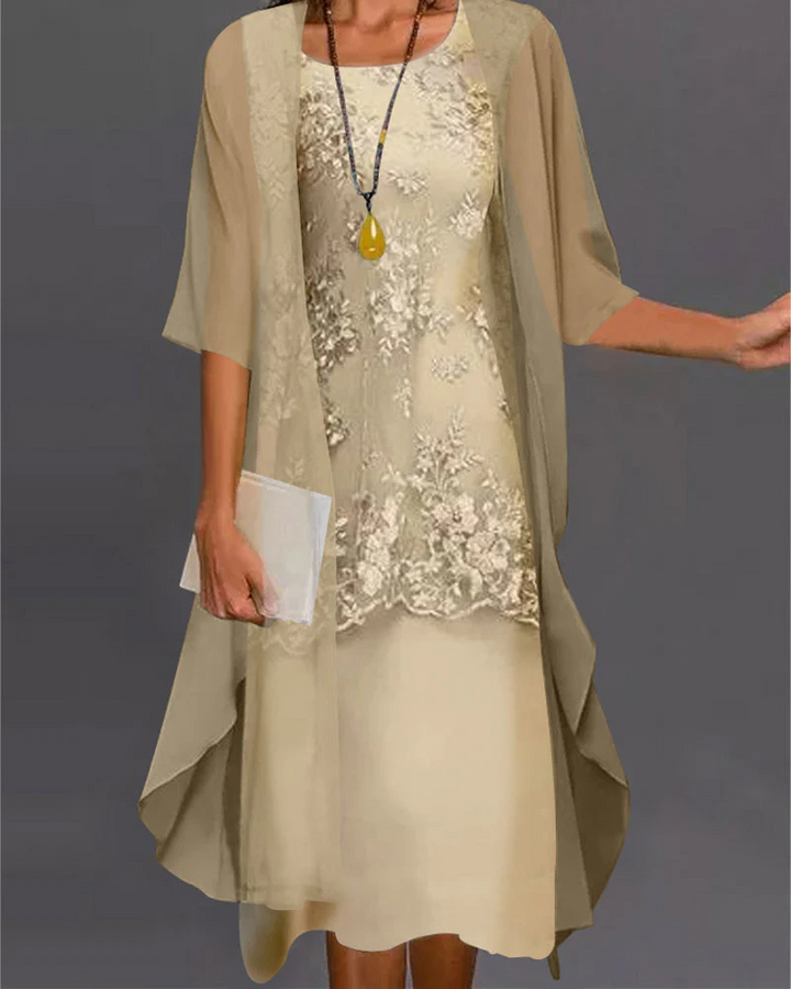 Lune London | Chiffon Dress Festive Midi