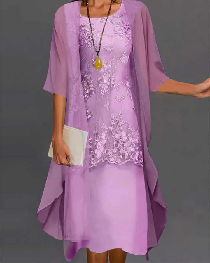 Lune London | Chiffon Dress Festive Midi