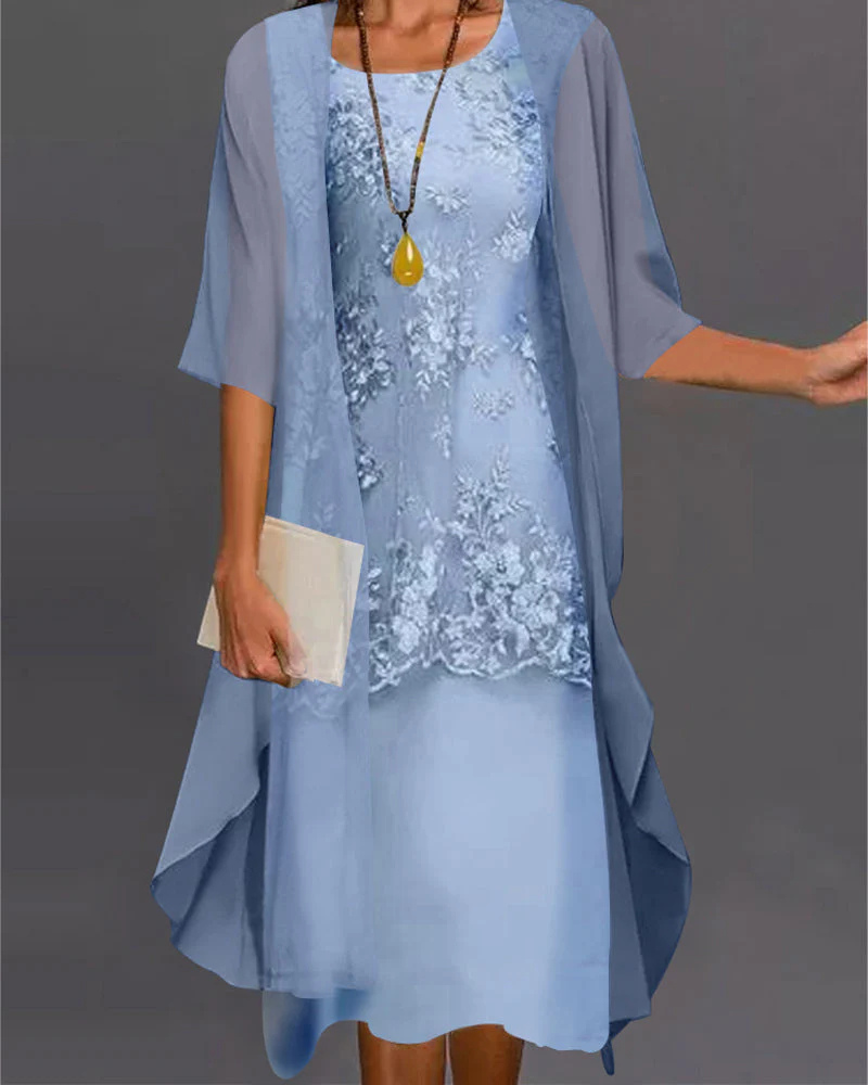 Lune London | Chiffon Dress Festive Midi