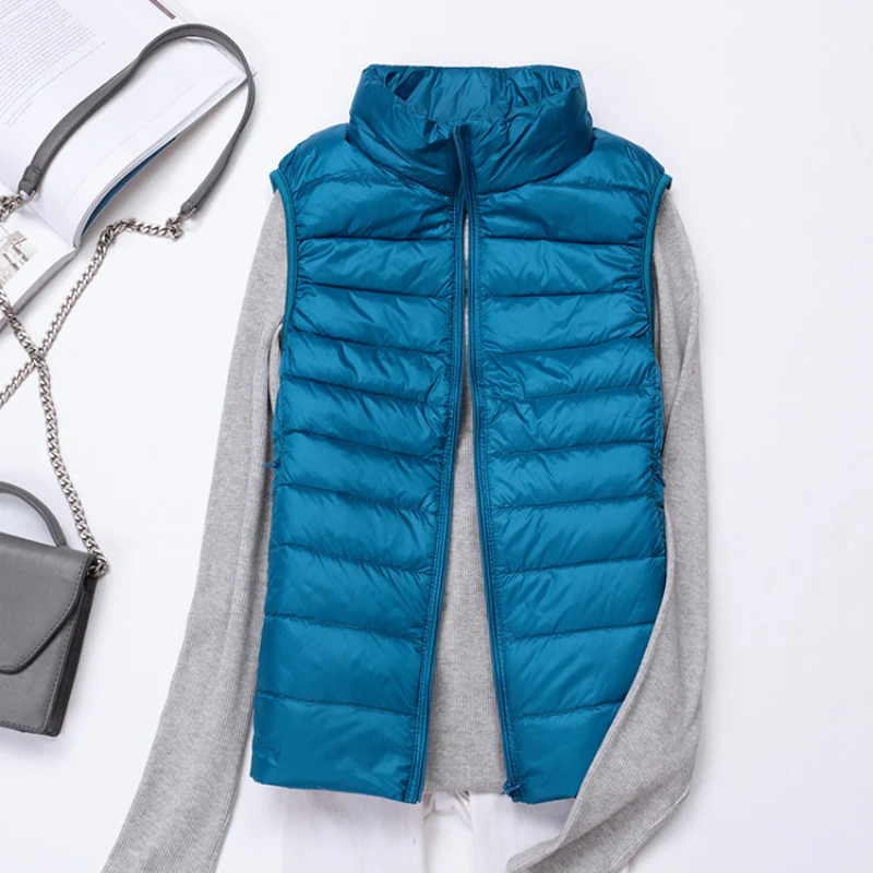Lune London | Women's Light Quilted Jacket Sleeveless Vest